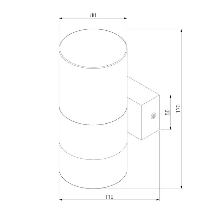 Настенный светодиодный светильник Eurosvet Watford 40021/1 LED хром/дымчатый в Нижнем Новгороде