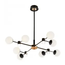 Подвесной светильник Arte Milano Ferrara 277010/8 BK/GD