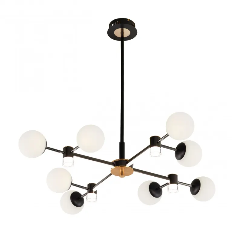 Подвесной светильник Arte Milano Ferrara 277010/8 BK/GD в Нижнем Новгороде