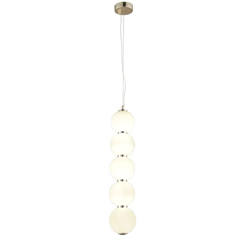 Подвесной светодиодный светильник Natali Kovaltseva Loft Led Lamps 81100/5C Gold White в Нижнем Новгороде