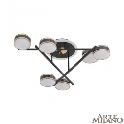 Потолочный светильник Arte Milano Ferrara 278599/6 BK