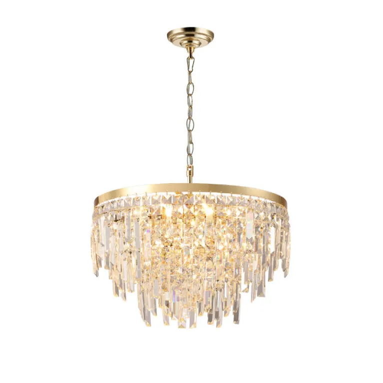 Подвесная люстра Lumien Hall Arnas LH0060/10P-GD-CL в Нижнем Новгороде