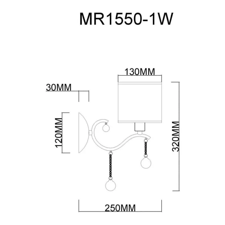 Бра MyFar Dante MR1550-1W в Нижнем Новгороде