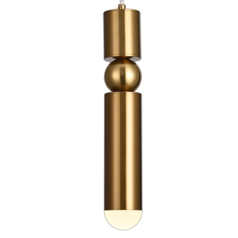 Подвесной светодиодный светильник Natali Kovaltseva Loft Led Lamps 81354 Gold Satin в Нижнем Новгороде