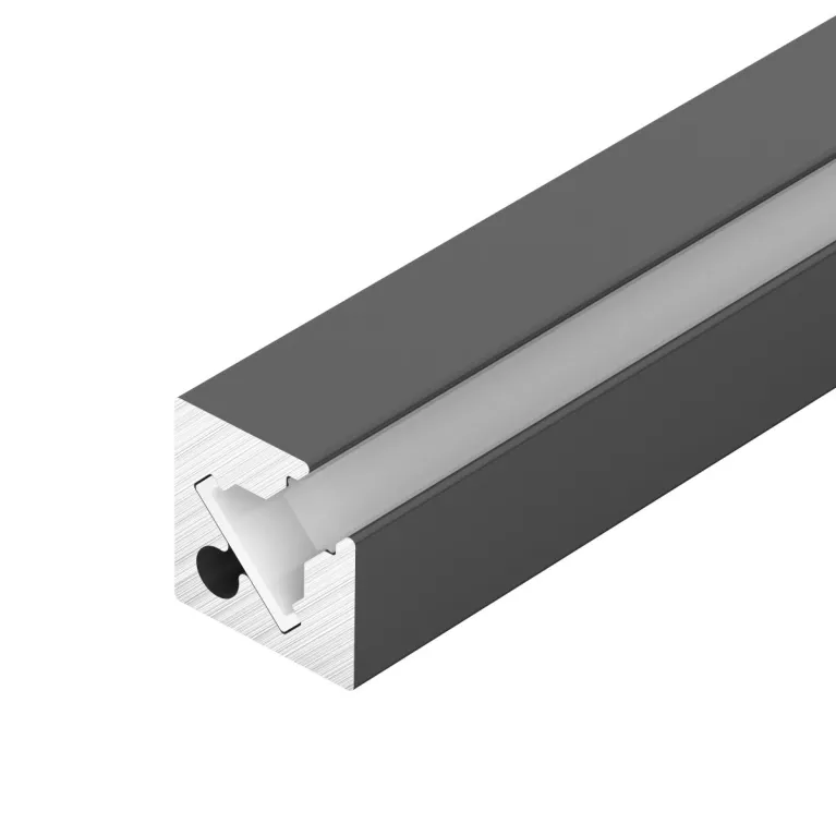 Профиль с экраном Arlight SL-KANT-H10-SQUARE-2000 IRON GREY (Алюминий+пластик) 055325 в Нижнем Новгороде