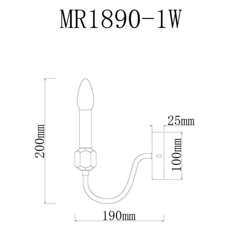 Бра MyFar Lena MR1890-1W в Нижнем Новгороде