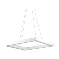 Подвесной светодиодный светильник Ideal Lux Oracle D50 Square Bianco