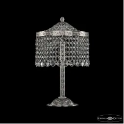 Настольная лампа Bohemia Ivele Crystal 19201L6/25IV Ni Leafs