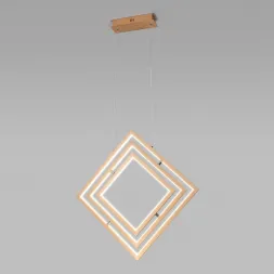 Подвесной светодиодный светильник Eurosvet Maya 90224/3 матовое золото