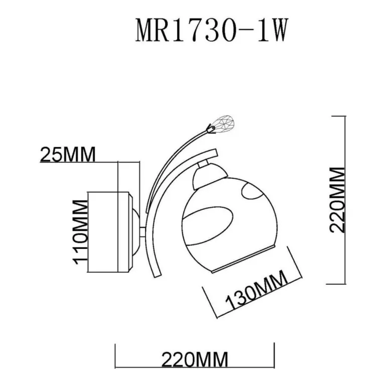 Бра MyFar Stella MR1730-1W в Нижнем Новгороде