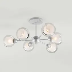 Потолочная люстра Eurosvet Vivien 30163/6 серебро