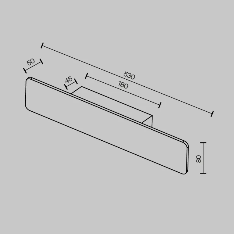 Настенный светильник Maytoni Technical Stela C81WL-18W3K-B в Нижнем Новгороде