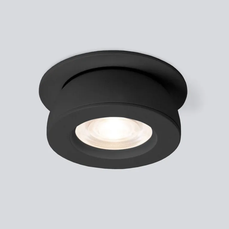 Встраиваемый светодиодный светильник Elektrostandard Pruno 25080/LED черный a060942 в Нижнем Новгороде