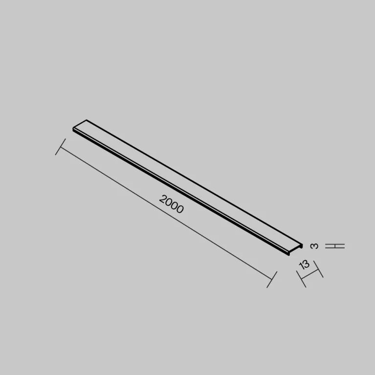 Рассеиватель для низкпрофильного накладного шинопровода Maytoni Technical TRAMN034DC-2W в Нижнем Новгороде