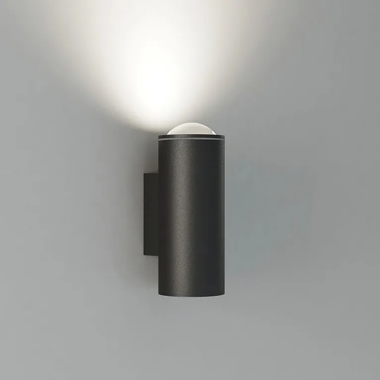 Уличный настенный светодиодный светильник Elektrostandard Column 35138/U черный a063022 в Нижнем Новгороде
