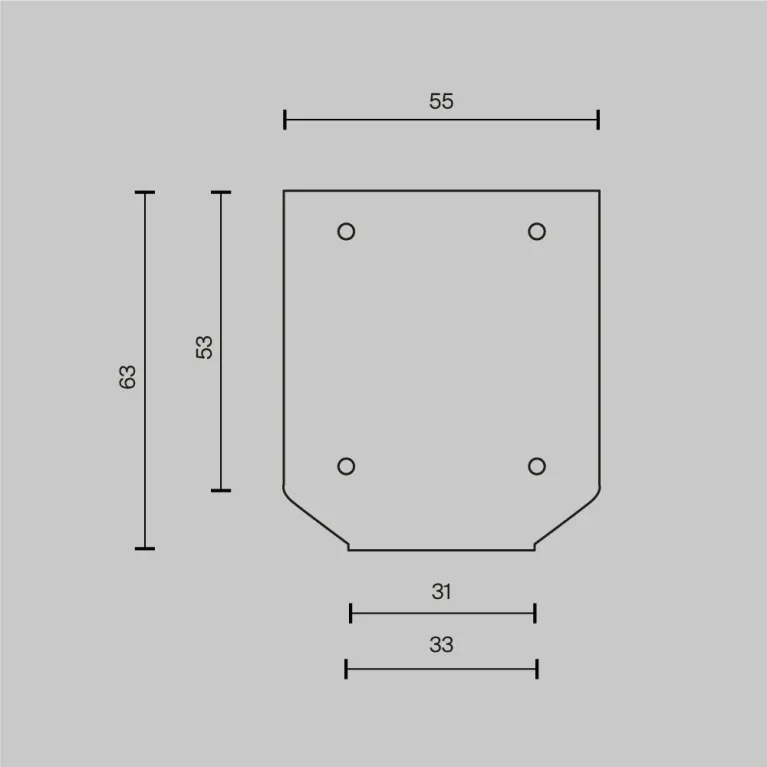 Заглушка торцевая к профилю, 2шт Maytoni Technical TRA034MPEC-21S(N) в Нижнем Новгороде