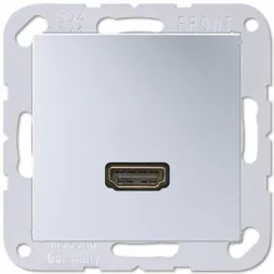 Розетка HDMI одинарная Jung A 500 алюминий MAA1112AL