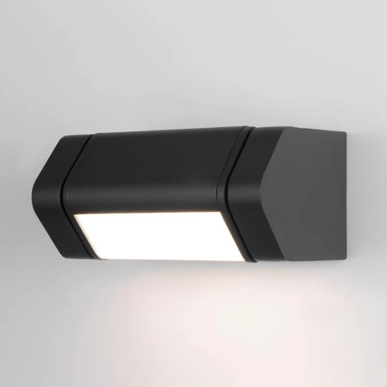 Уличный настенный светодиодный светильник Elektrostandard Dors 35163/D черный a062882 в Нижнем Новгороде
