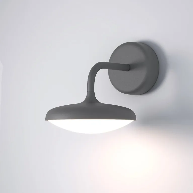 Уличный настенный светодиодный светильник Elektrostandard Portal 35162/D серый a063025 в Нижнем Новгороде