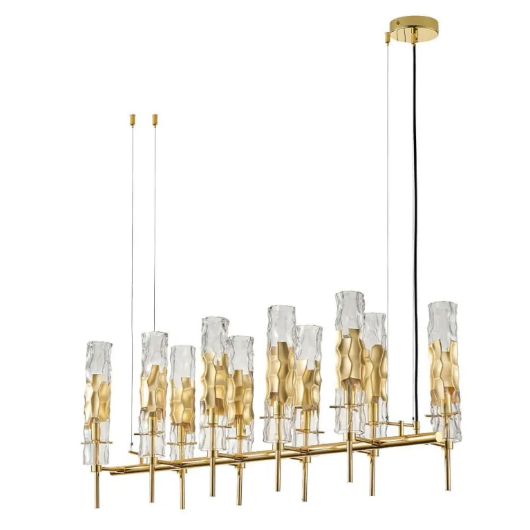 Подвесная люстра Crystal Lux Primavera SP10 Gold в Нижнем Новгороде