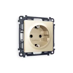 Комплект механизма розетки с/з на винтовых зажимах Ambrella Volt Alfa MA606010