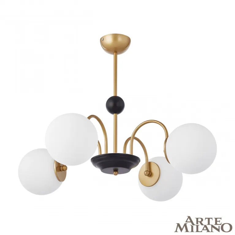 Люстра на штанге Arte Milano Napoli 312066/D700/4 BS/BK в Нижнем Новгороде