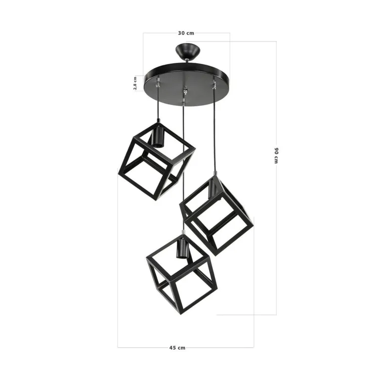 Подвесная люстра Toplight Cherilyn TL1604H-03BK в Нижнем Новгороде