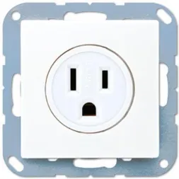 Розетка системы US-NEMA 15А 125V Jung A 500 белая A521-15WW