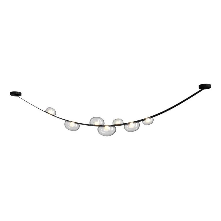 Подвесной светодный светильник Crystal Lux Bosque SP7 L3000 Black/Transparent в Нижнем Новгороде