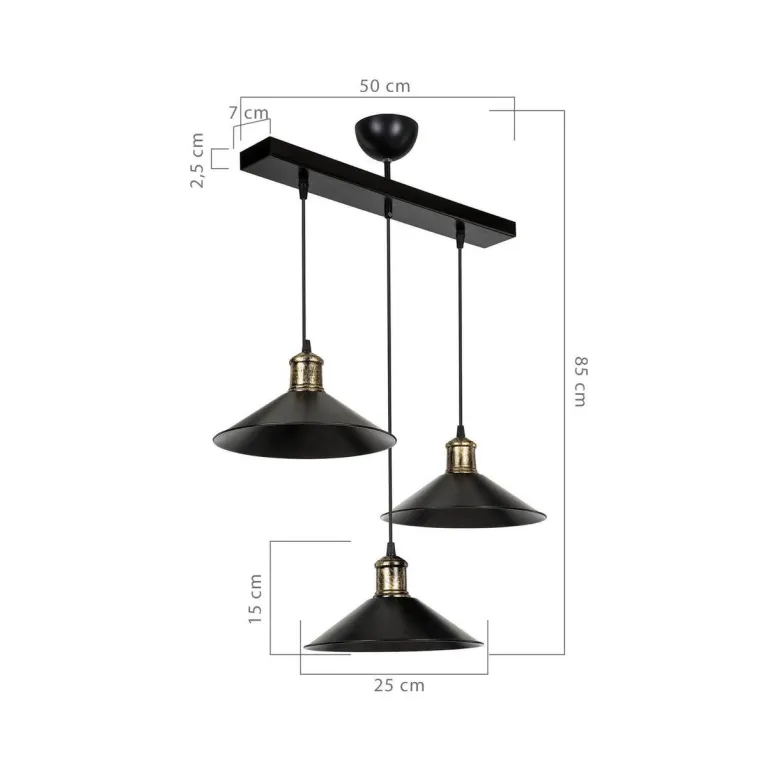 Подвесная люстра Toplight Delilah TL1606H-03BK в Нижнем Новгороде