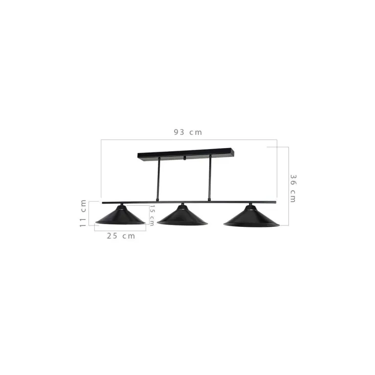 Подвесная люстра Toplight Lilian TL1611H-03BK в Нижнем Новгороде