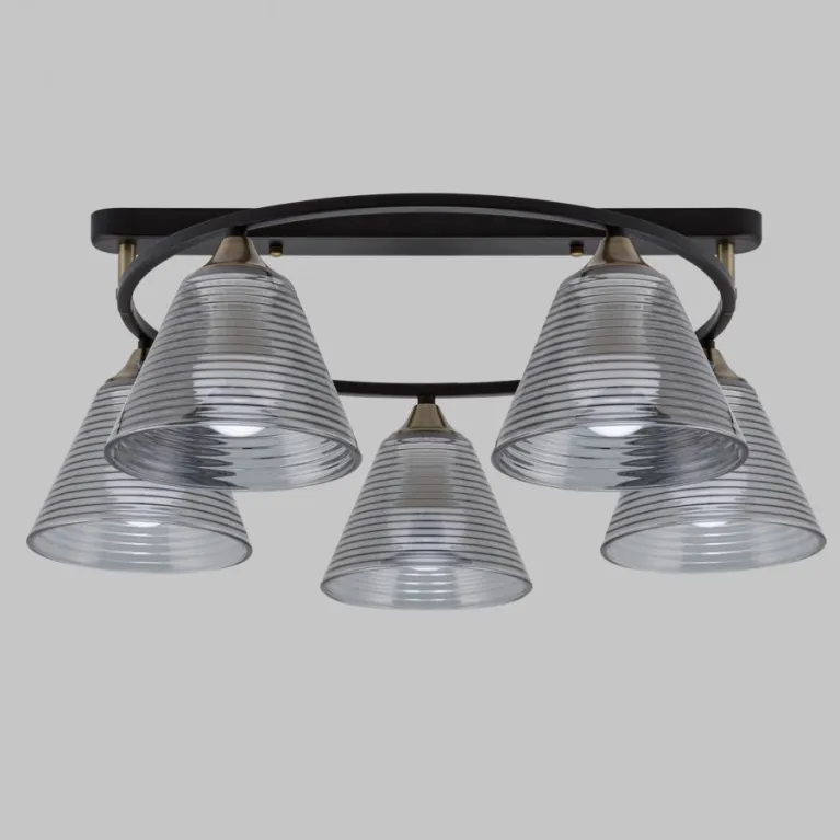 Потолочная люстра IMEX MD.5948-5-S-BK+AB в Нижнем Новгороде
