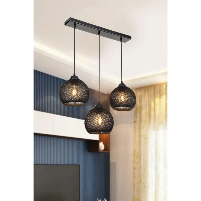 Подвесная люстра Toplight Lizbeth TL1612L-03BK в Нижнем Новгороде