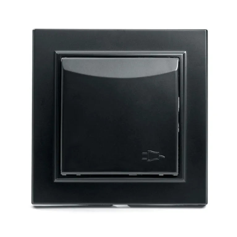 Розетка 1-местная с крышкой Stekker PST16-9012-03 с защитной шторкой 39481 в Нижнем Новгороде