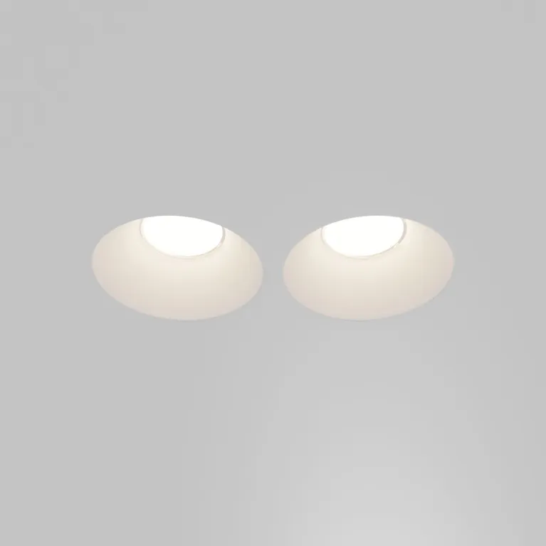 Встраиваемый светильник Maytoni Technical Gyps Modern DL129-GU10-02-W в Нижнем Новгороде