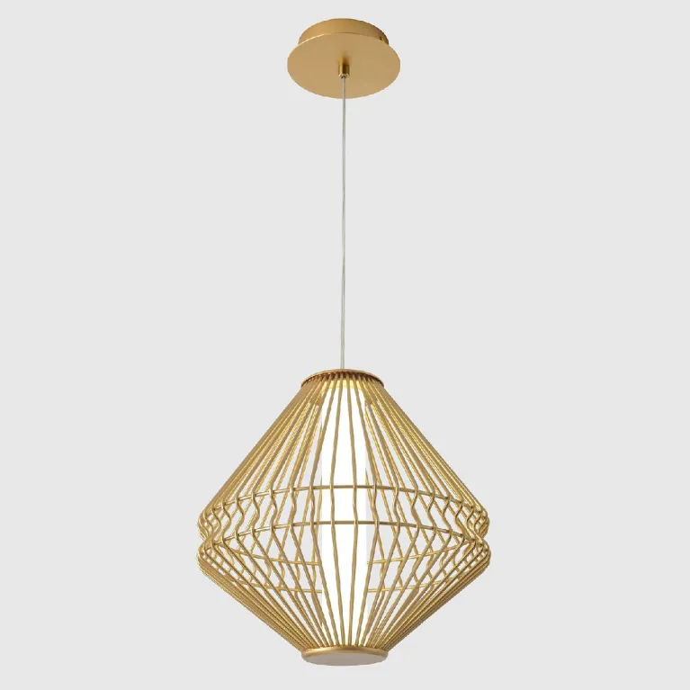 Подвесной светильник Crystal Lux CUADRA SP15W LED GOLD в Нижнем Новгороде