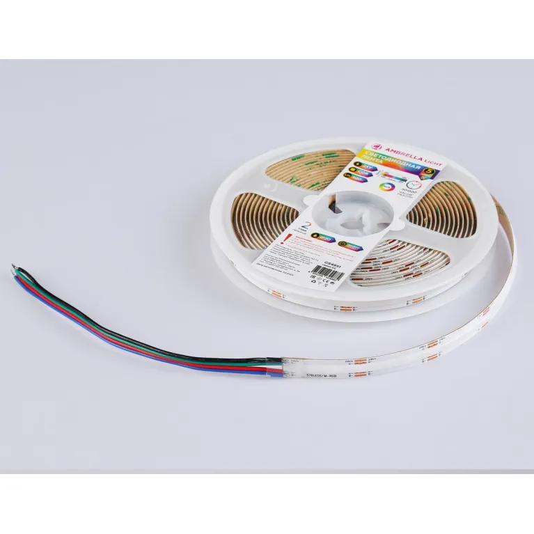 Светодиодная лента Ambrella Light Illumination COB 576Led/ 14W m/ 24V IP20 RGB/ 5m (4 конт.) GS4951 в Нижнем Новгороде