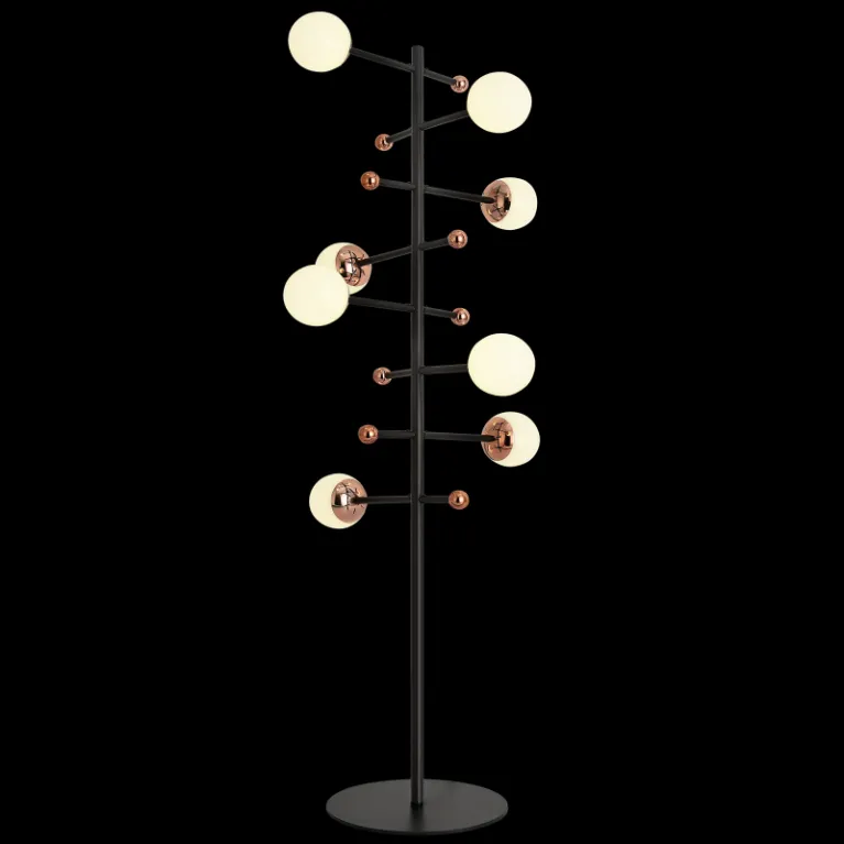 Торшер Natali Kovaltseva LED LAMPS 81344/1F GOLD BLACK в Нижнем Новгороде