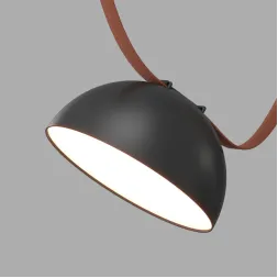Трековый однофазный светильник Denkirs Belty flow DK5660-BK