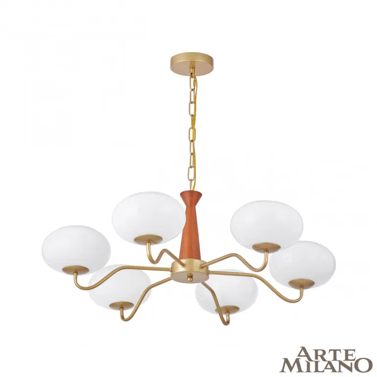 Подвесная люстра Arte Milano Napoli 310166/D780/6 BS/WD в Нижнем Новгороде