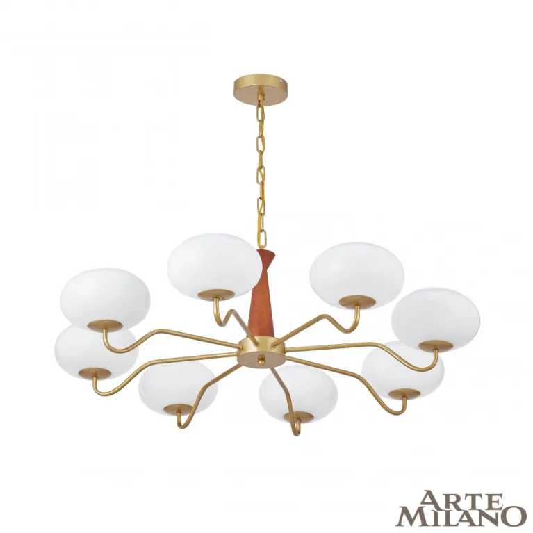Подвесная люстра Arte Milano Napoli 310166/D900/8 BS/WD в Нижнем Новгороде