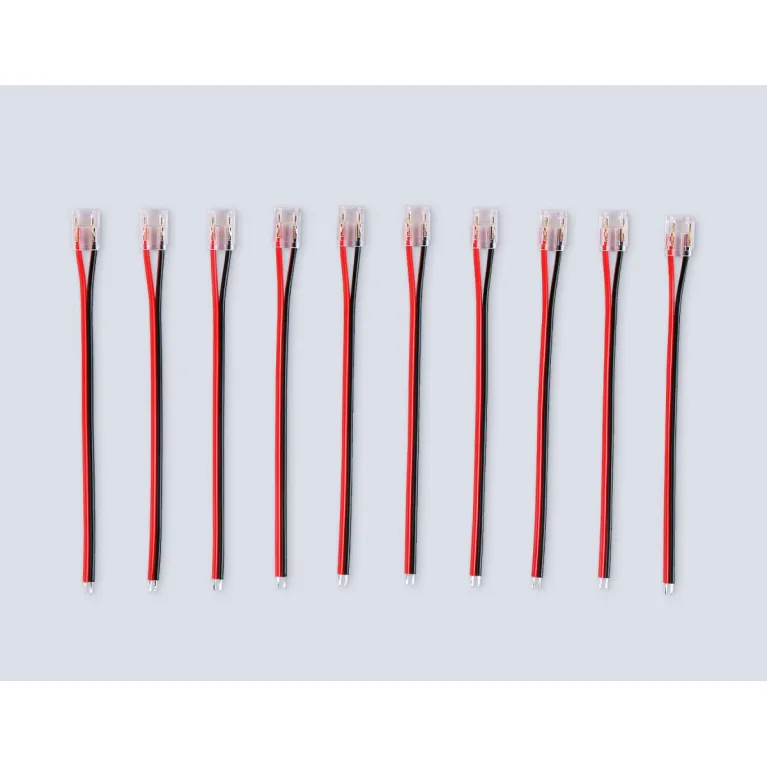 Соединитель гибкий односторонний Ambrella Light COB 12/24V для лент 8/10mm (2 конт.) (10шт.) GS7375 в Нижнем Новгороде