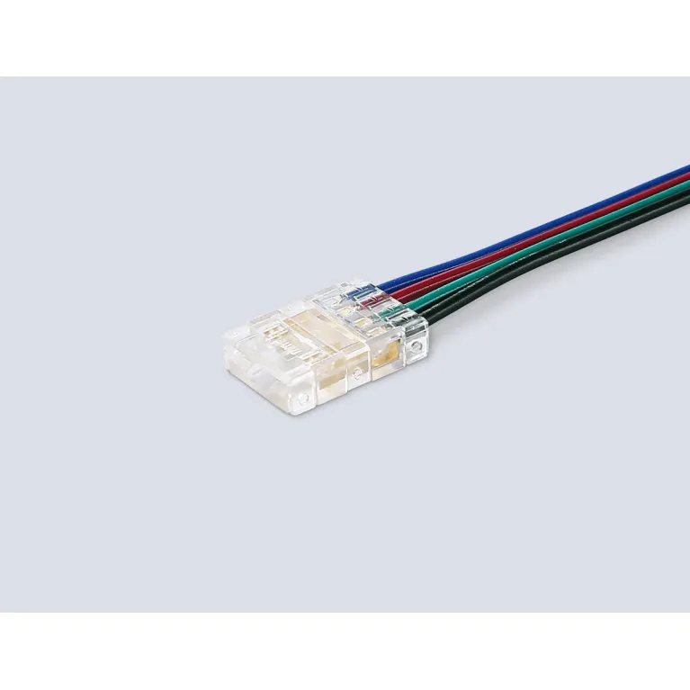 Соединитель гибкий односторонний COB RGB 12/24V для лент 10mm (4 конт.) (5шт. в комплекте) GS7411 в Нижнем Новгороде