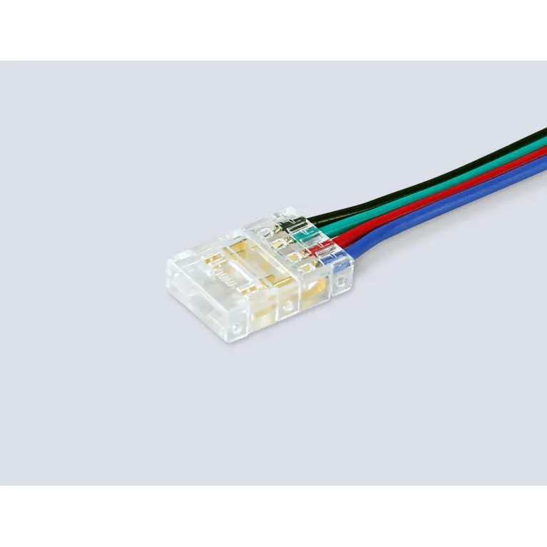 Соединитель гибкий двухсторонний Ambrella Light COB RGB 12/24V для лент 10mm (4 конт.) (5шт.) GS7921 в Нижнем Новгороде