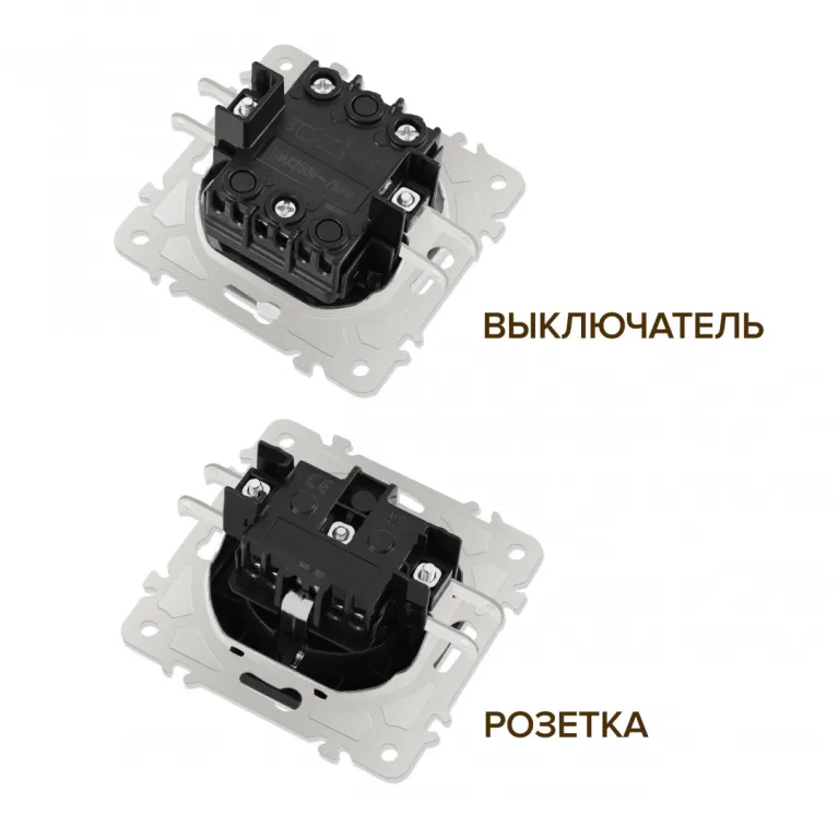 Выключатель двухклавишный с розеткой Arte Milano SET06-2-30-2-40-1 silver в Нижнем Новгороде