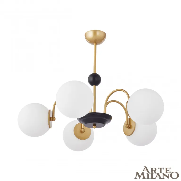 Люстра на штанге Arte Milano Napoli 312066/D700/5 BS/BK в Нижнем Новгороде