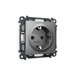 Комплект механизма розетки с/з со шторками Ambrella Volt Alfa MA657010