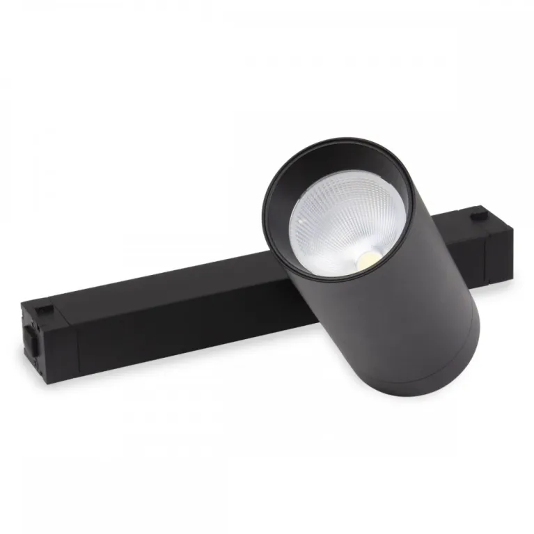 Трековый однофазный светильник AM Group Plain Opal AM589 20W 4000K BK в Нижнем Новгороде