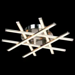 Потолочный светодиодный светильник Eurosvet 90021/6 сатин-никель