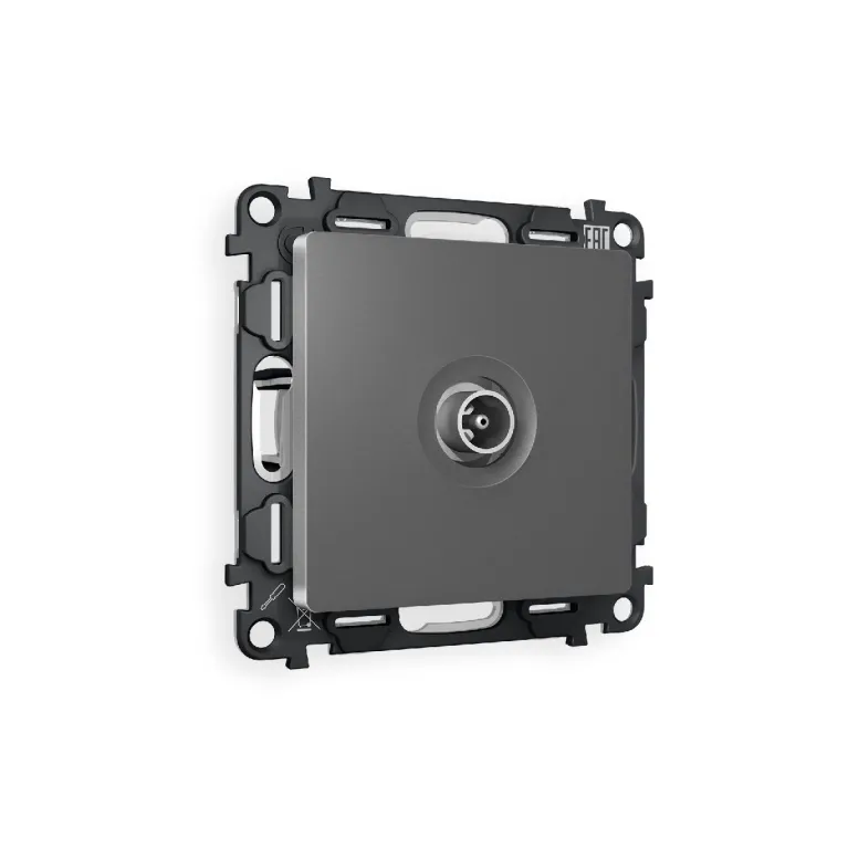 Комплект механизма TV розетки оконечной 50-870 MHz 1dB Ambrella Volt Alfa MA663010 в Нижнем Новгороде